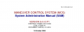 Maneuver Control System, System Administrator Manual